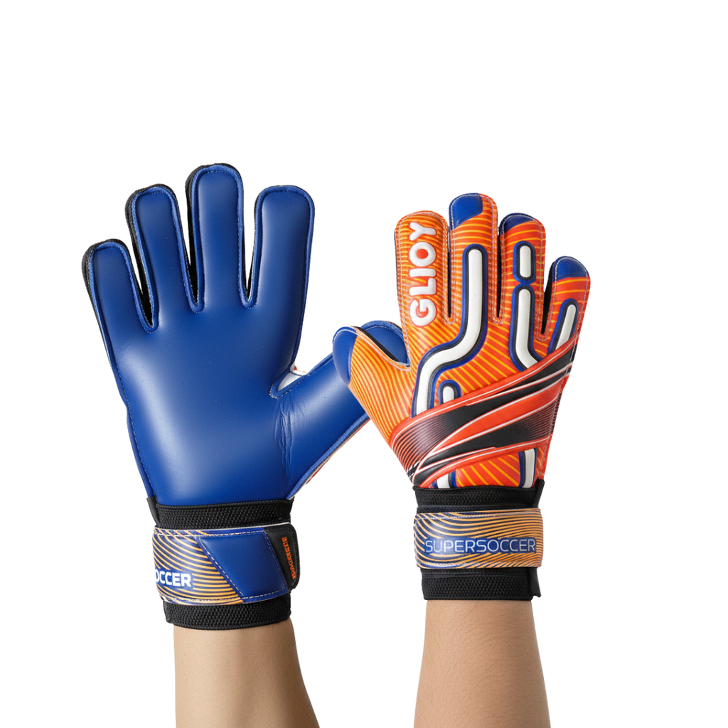 Guante Portero/Arquero Super Soccer Naranja Azul