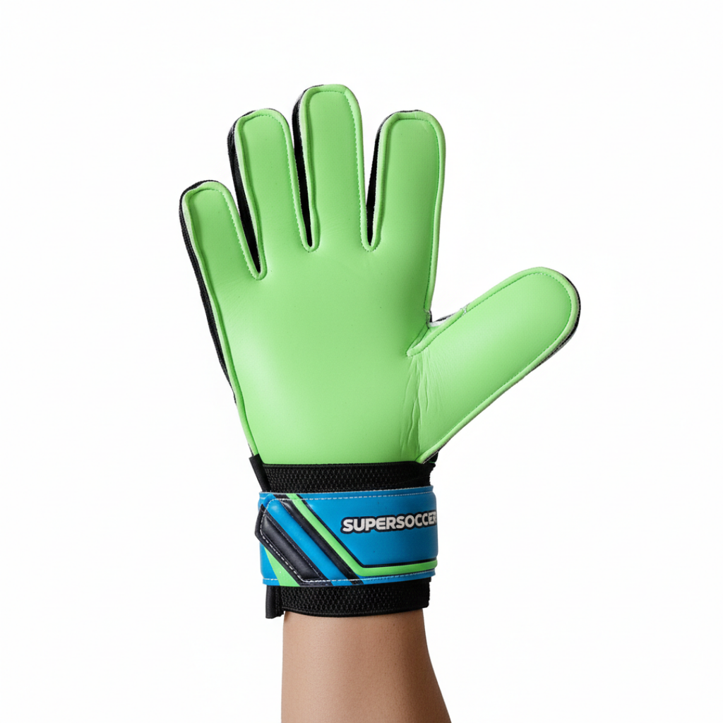 Guante Portero/Arquero Super Soccer Azul Verde