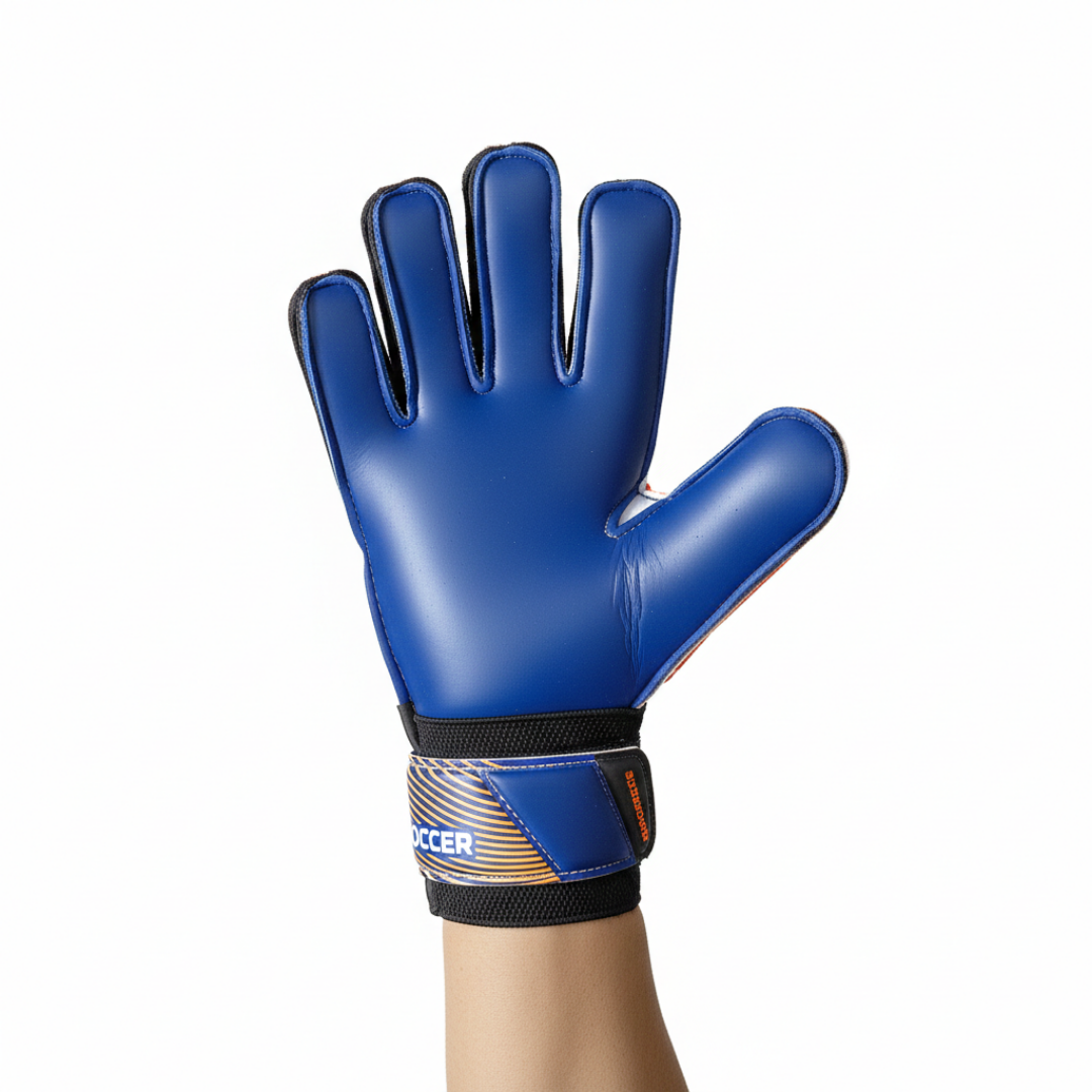 Guante Portero/Arquero Super Soccer Naranja Azul
