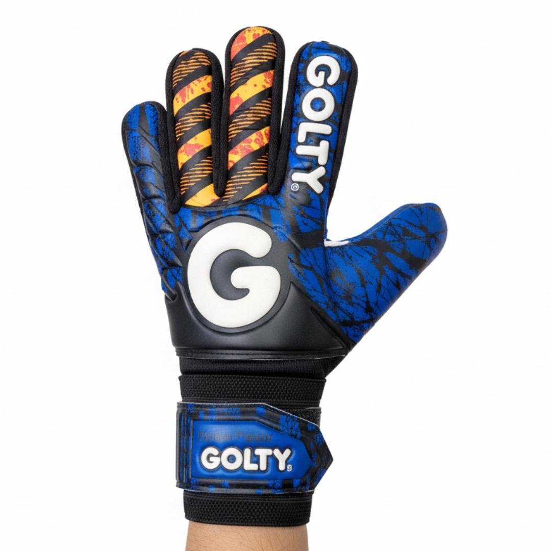 Guante Portero/Arquero Azul-Naranja