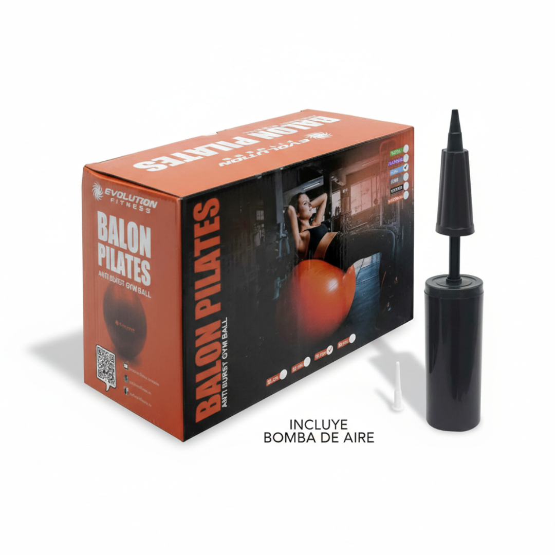 Balón Evo de Gimnasia Pilates Yoga Terapia 55cm Pelota Pilates Evolution