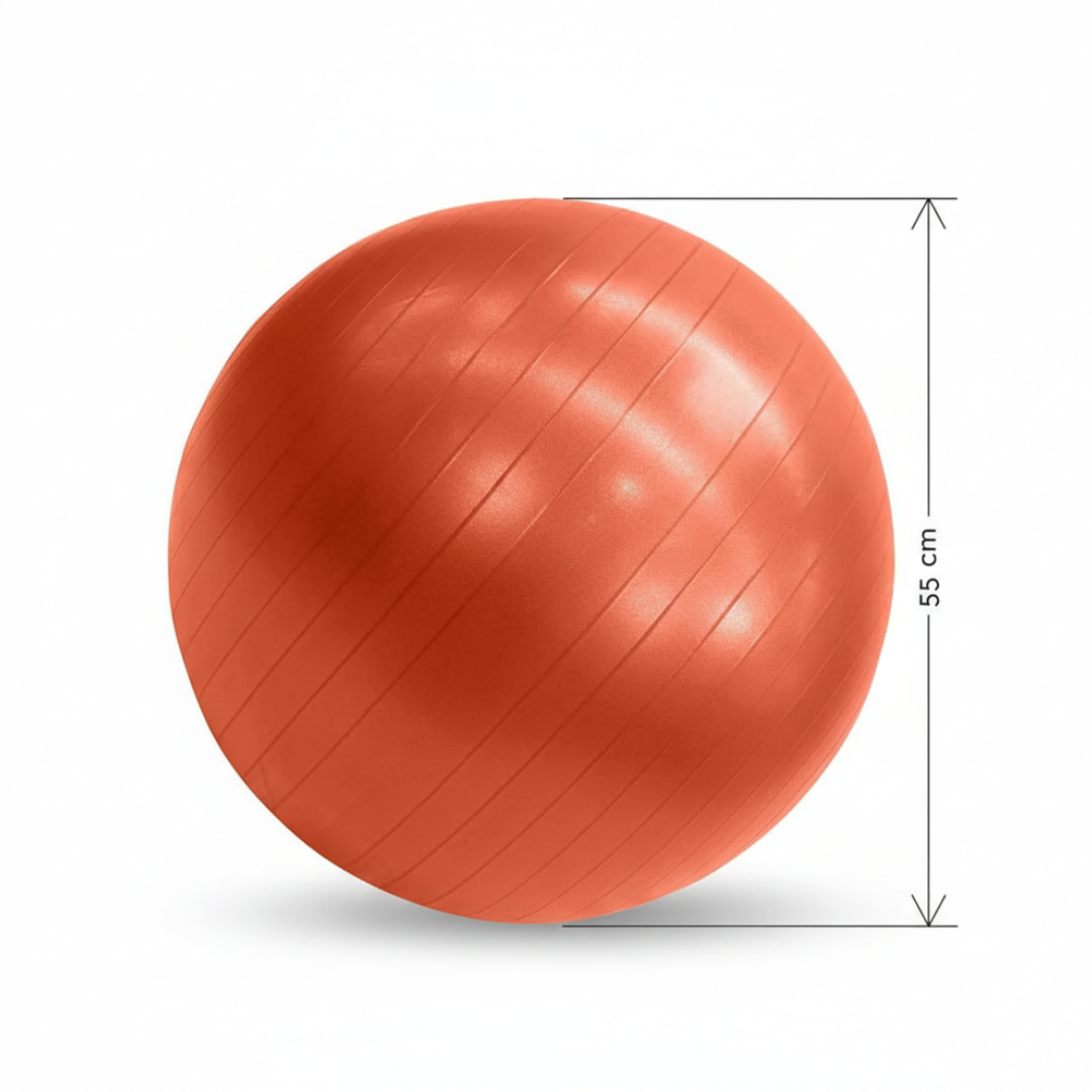 Balón Evo de Gimnasia Pilates Yoga Terapia 55cm Pelota Pilates Evolution
