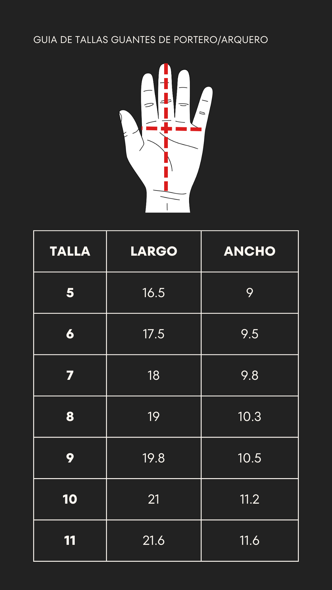 Guante Portero/Arquero Negro-Azul Niños