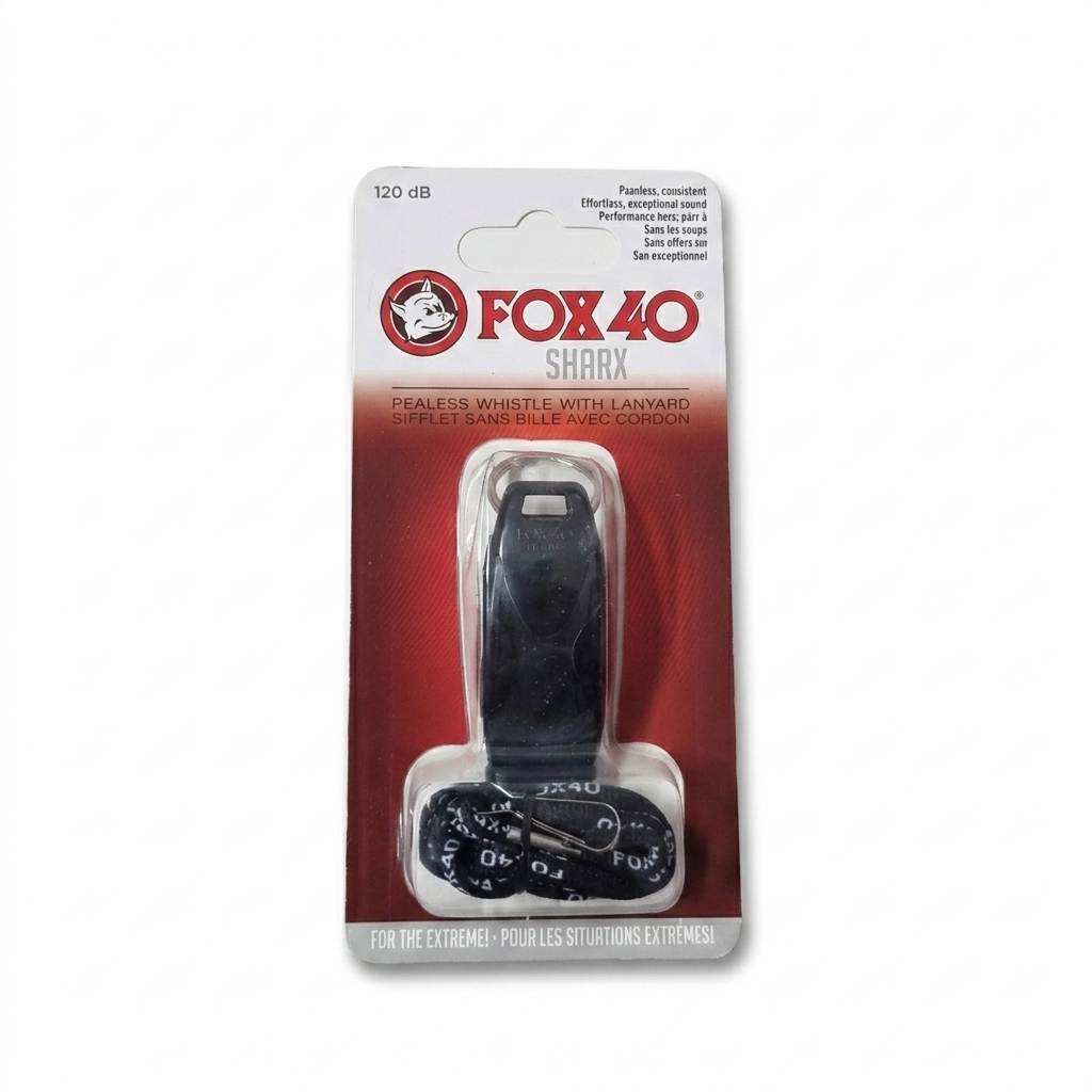 Pito Silbato Fox 40 Shark 120dB Plástico Entrenamiento Árbitro Emergencia Deportivo FOX40