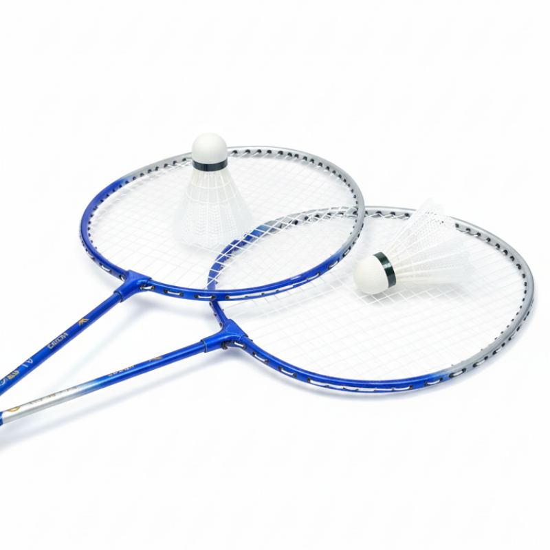 Set 2 Raquetas de Bádminton En Aluminio + Gallitos + Estuche ZD Sports