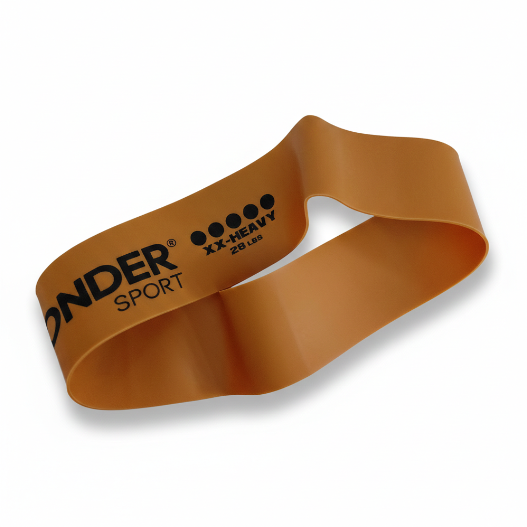 Banda Elastica de Resistencia Cerrada Dorada 28Lb