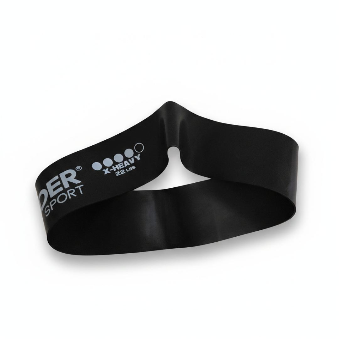 Banda Elastica de Resistencia Cerrada Negra 22Lb