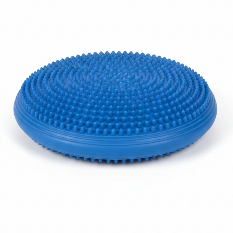 cojín inestable azul pilates yoga equilibrio wonder