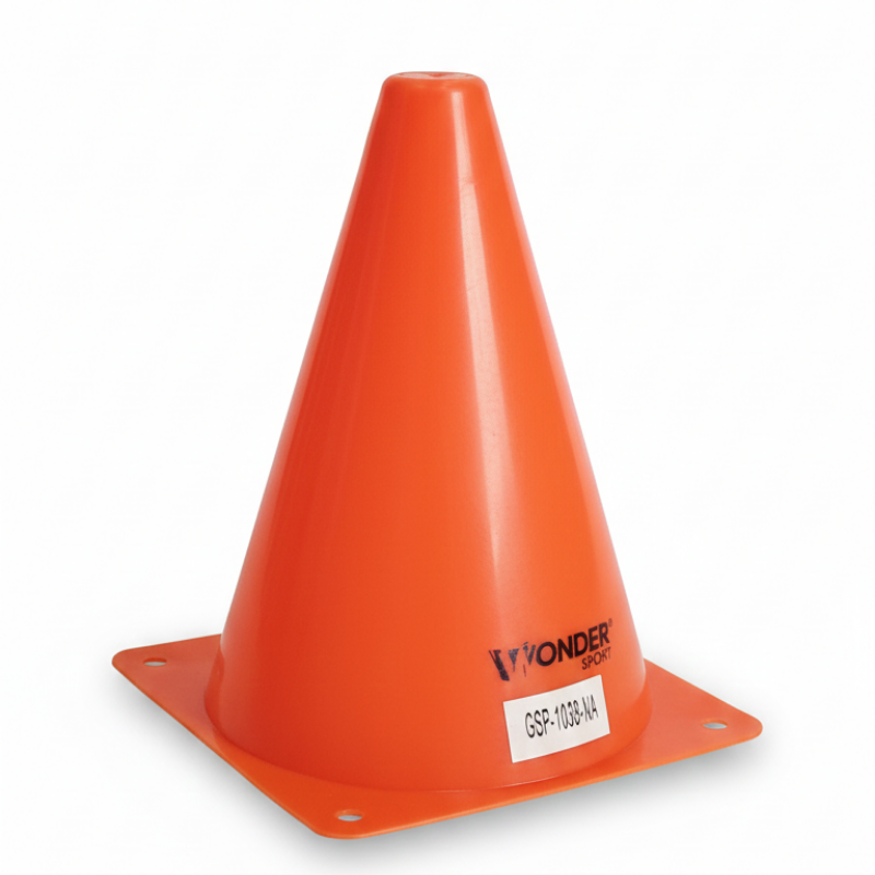 cono de agilidad y demarcación en pvc de 18cm